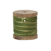 Earth Tone Luxury Velvet Ribbon | Metallic Edges | 10 yards - Freshie & Zero Studio Shop