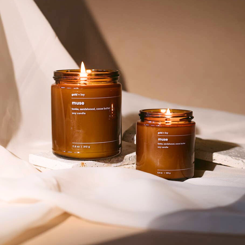 Muse Soy Candle by Gold + Ivy - 7.5 oz - Freshie & Zero Studio Shop