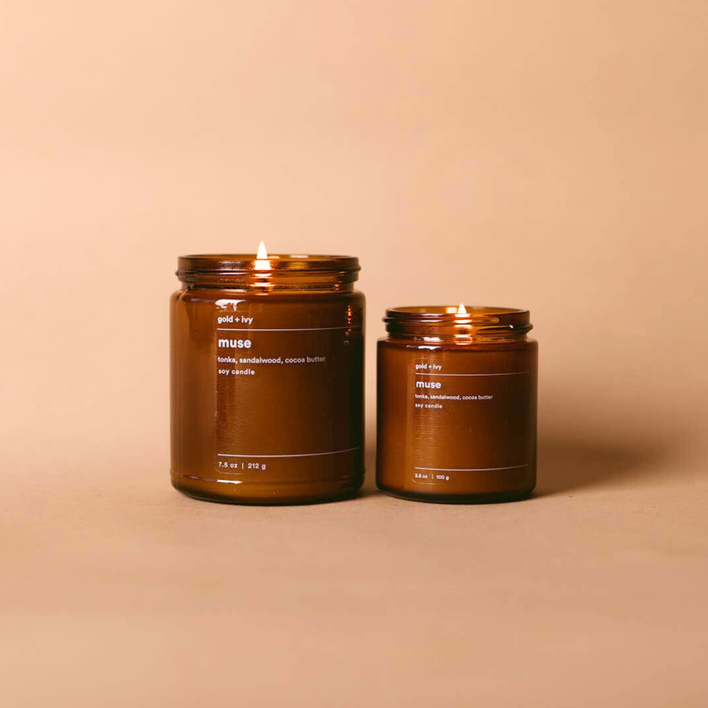 Muse Soy Candle by Gold + Ivy - 7.5 oz - Freshie & Zero Studio Shop