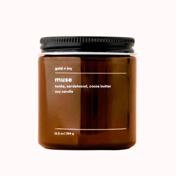 Muse Soy Candle by Gold + Ivy - 7.5 oz - Freshie & Zero Studio Shop