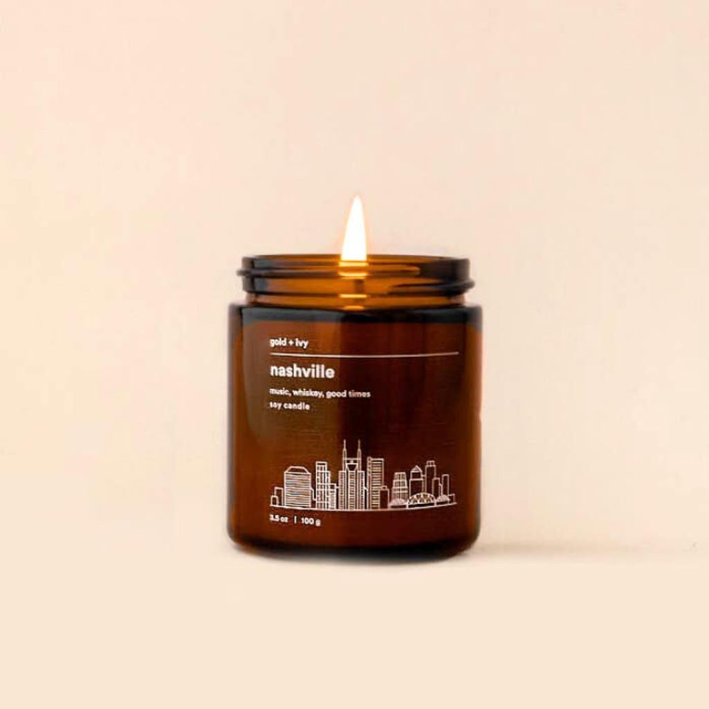 Nashville Soy Candle by Gold + Ivy - 7.5 oz - Freshie & Zero Studio Shop