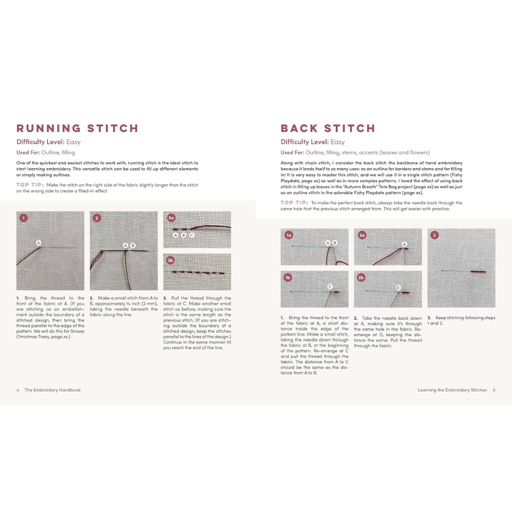 The Embroidery Handbook: Essential Stitches For Gorgeous Designs - Freshie & Zero Studio Shop
