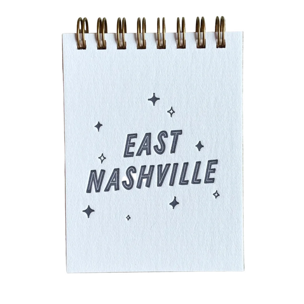 East Nashville Pocket Notepad: Ocean Mist - Freshie & Zero Studio Shop