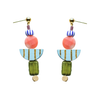 Hey Day Colorful Beaded Earrings by Jill Makes - Freshie & Zero Studio Shop