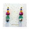 Hey Day Colorful Beaded Earrings by Jill Makes - Freshie & Zero Studio Shop
