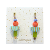 Hey Day Colorful Beaded Earrings by Jill Makes - Freshie & Zero Studio Shop