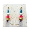 Hey Day Colorful Beaded Earrings by Jill Makes - Freshie & Zero Studio Shop