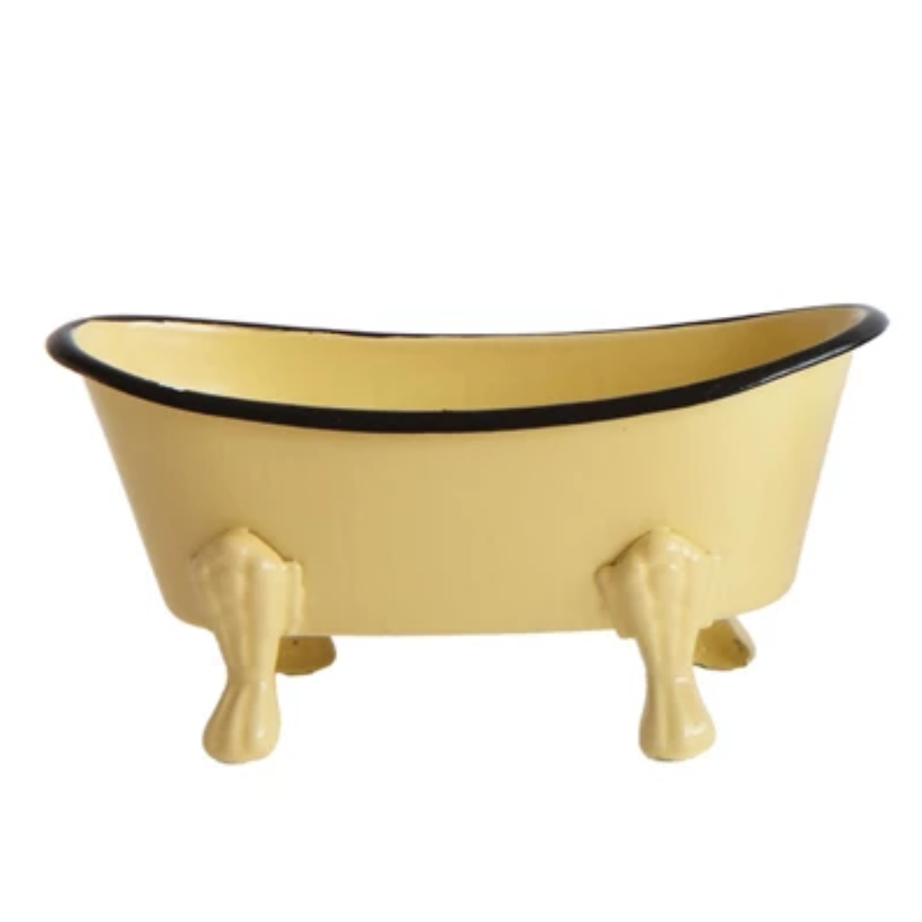 Mini Metal Bathtub Soap Dish - Freshie & Zero Studio Shop