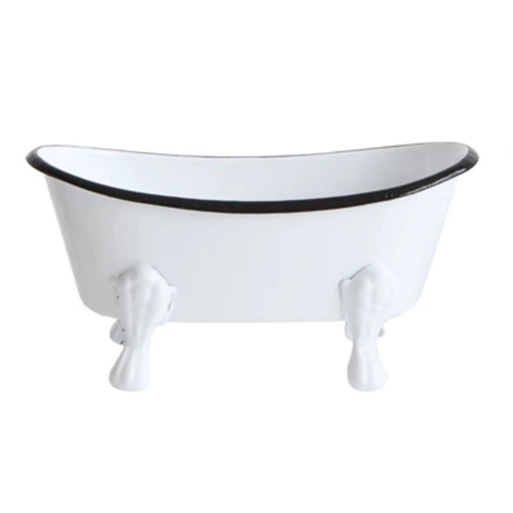 Mini Metal Bathtub Soap Dish - Freshie & Zero Studio Shop