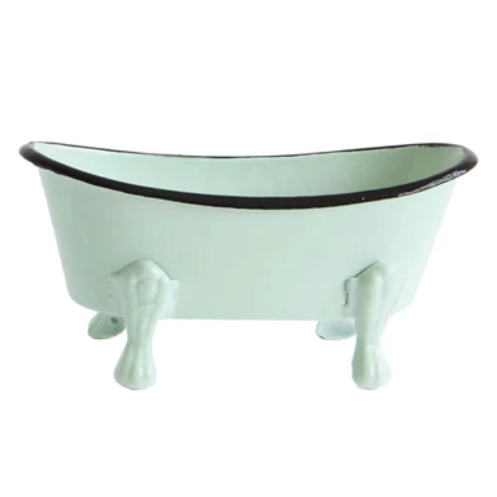 Mini Metal Bathtub Soap Dish - Freshie & Zero Studio Shop