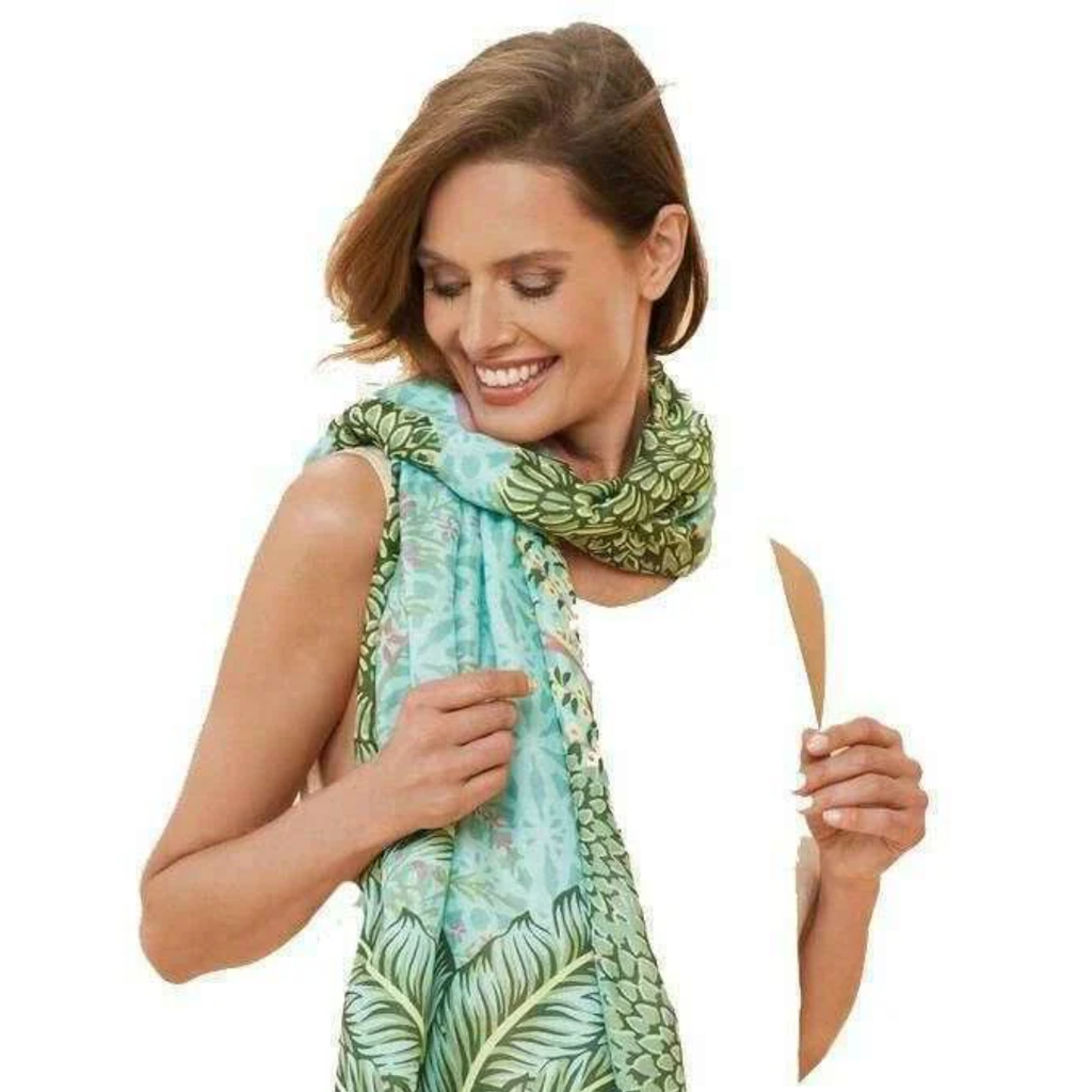 Printed Scarf by Powder - Secret Paradise - Freshie & Zero Studio Shop