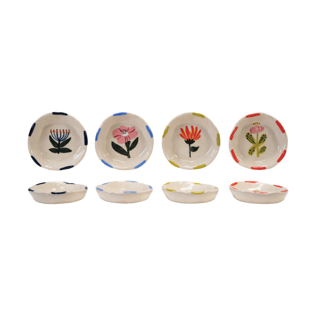 Stoneware Flower Dish - Freshie & Zero Studio Shop
