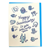 It Gets Better Every Year Anniversary Letterpressed Card - Freshie & Zero Studio Shop