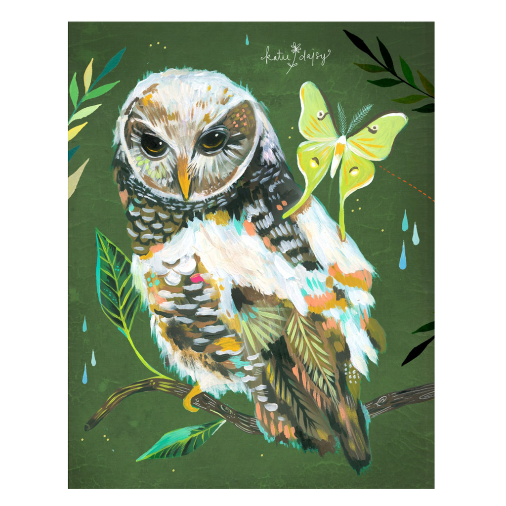 Katie Daisy Print - Hazel and Luna Print: 8 x 10 - Freshie & Zero Studio Shop