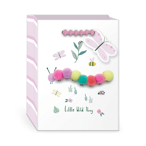 Little Wild Thing Caterpillar Gift Bag - Small - Freshie & Zero Studio Shop