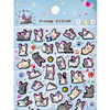 Kawaii French Bulldog Puffy Sticker Set - Freshie & Zero Studio Shop
