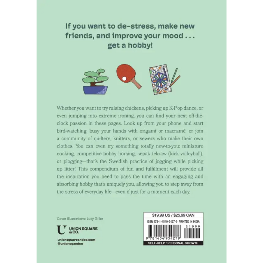 Get a Hobby: 365 Things To Do For Fun - Freshie & Zero Studio Shop