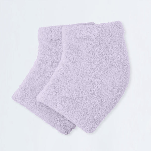 Moisturizing Heel Socks Purple: Infused with Olive + Jojoba Oils - Freshie & Zero Studio Shop