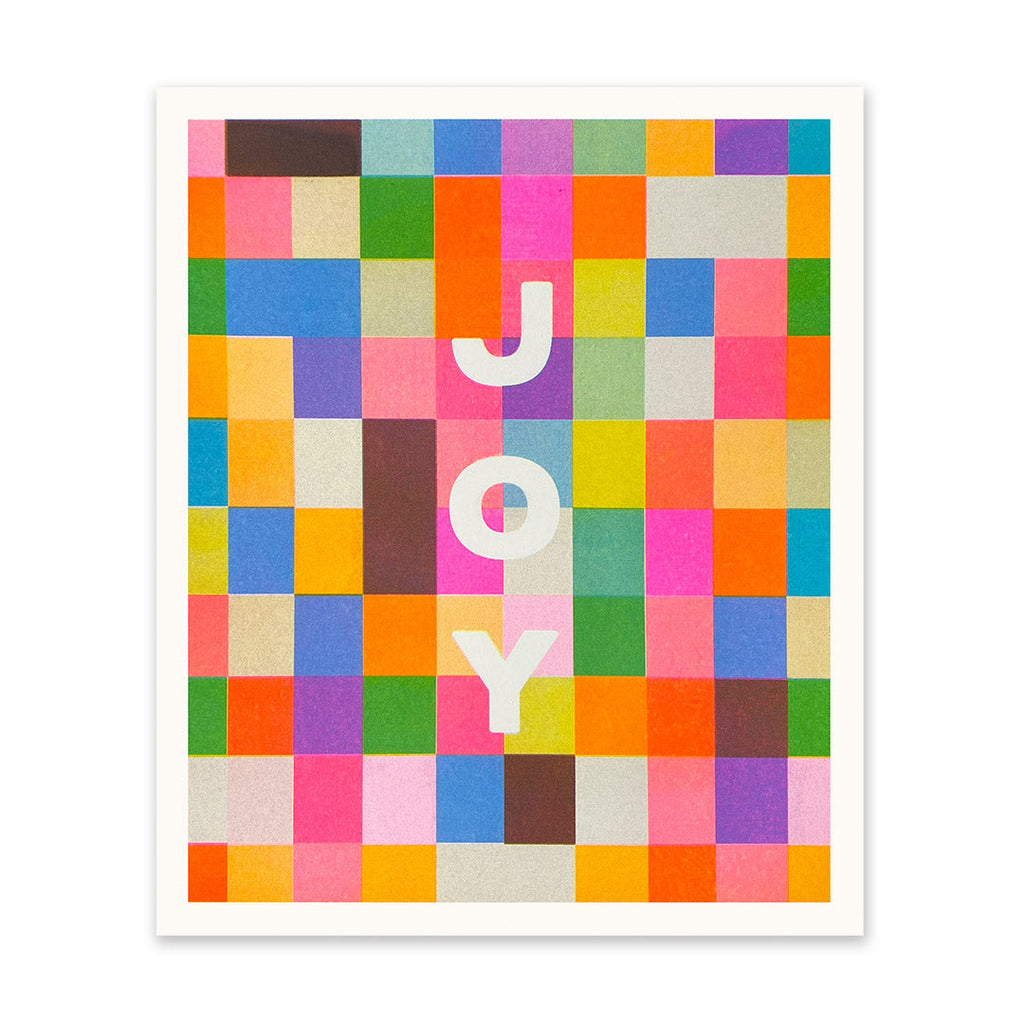 Joy Riso Print (10x12) (11059) - Freshie & Zero Studio Shop