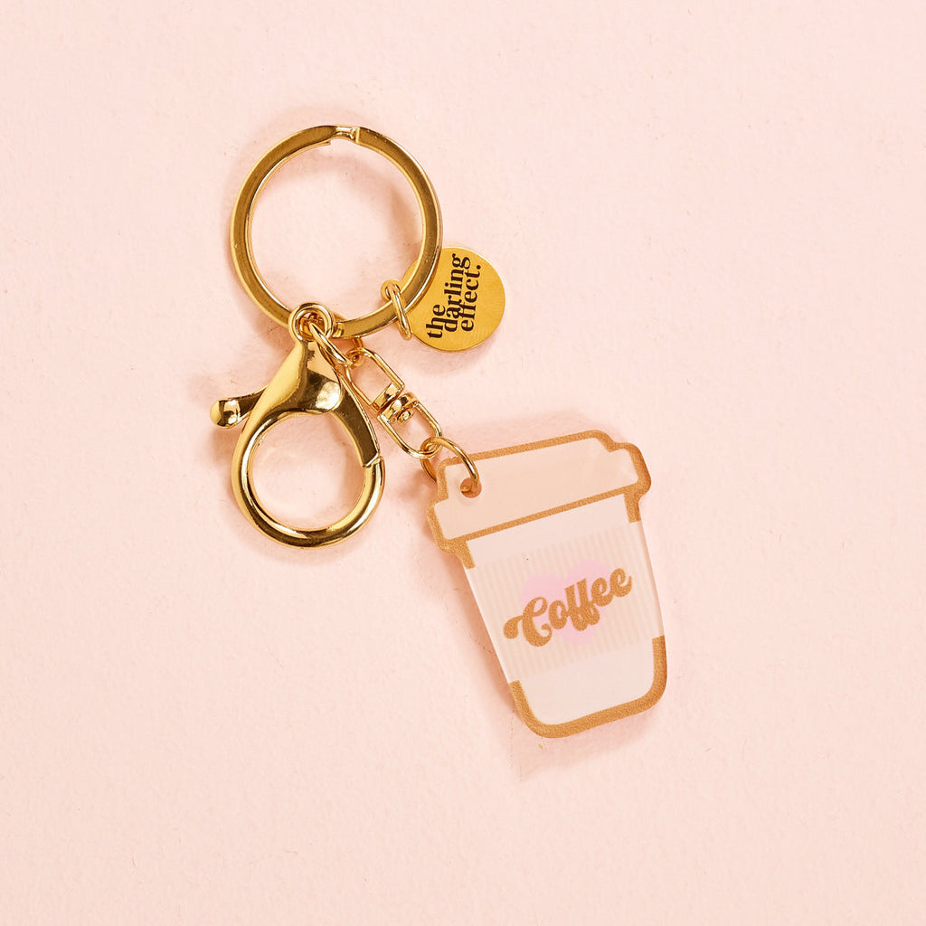 Coffee Cup Acrylic Keychain - Freshie & Zero Studio Shop