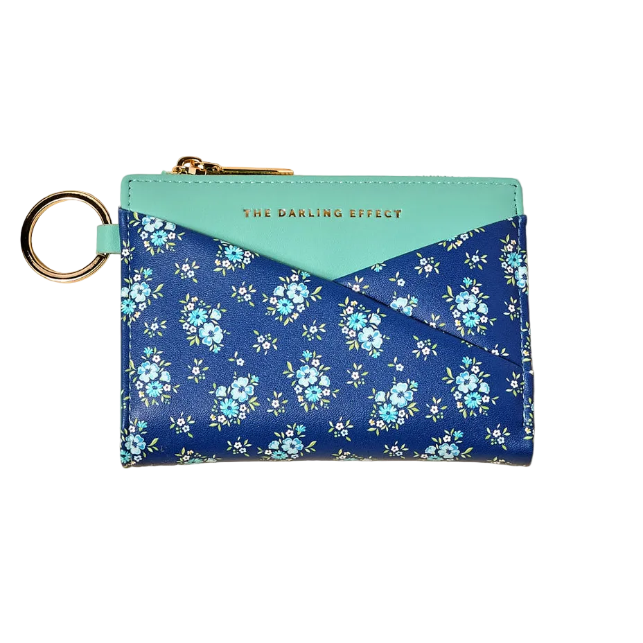 Essential Wallet - Navy Floral - Freshie & Zero Studio Shop