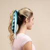 Twist & Tie Scarf - Teal Stripes - Freshie & Zero Studio Shop