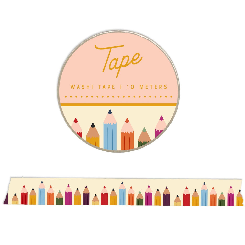 Pencil Pattern Washi Tape - Freshie & Zero Studio Shop
