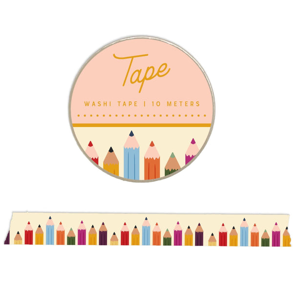 Pencil Pattern Washi Tape - Freshie & Zero Studio Shop