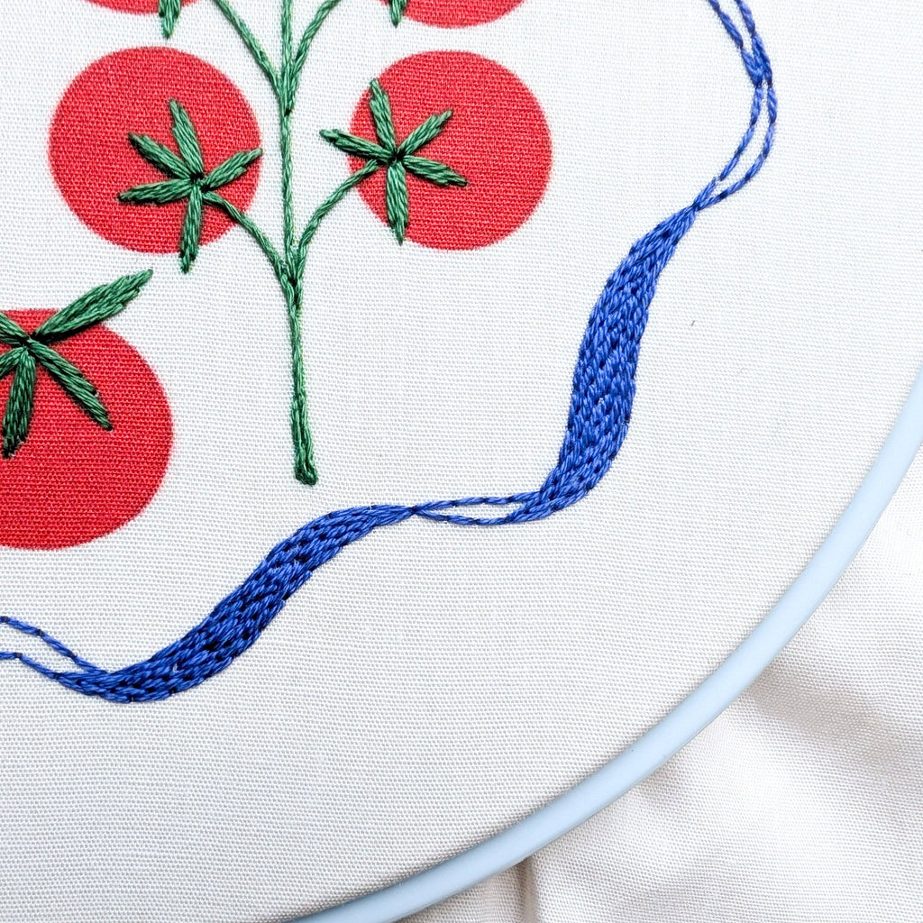 Tomatoes Embroidery Kit by Cozyblue - Freshie & Zero Studio Shop