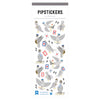 Mail Carrier Pigeon Sticker Sheet by Pipstickers - Freshie & Zero Studio Shop