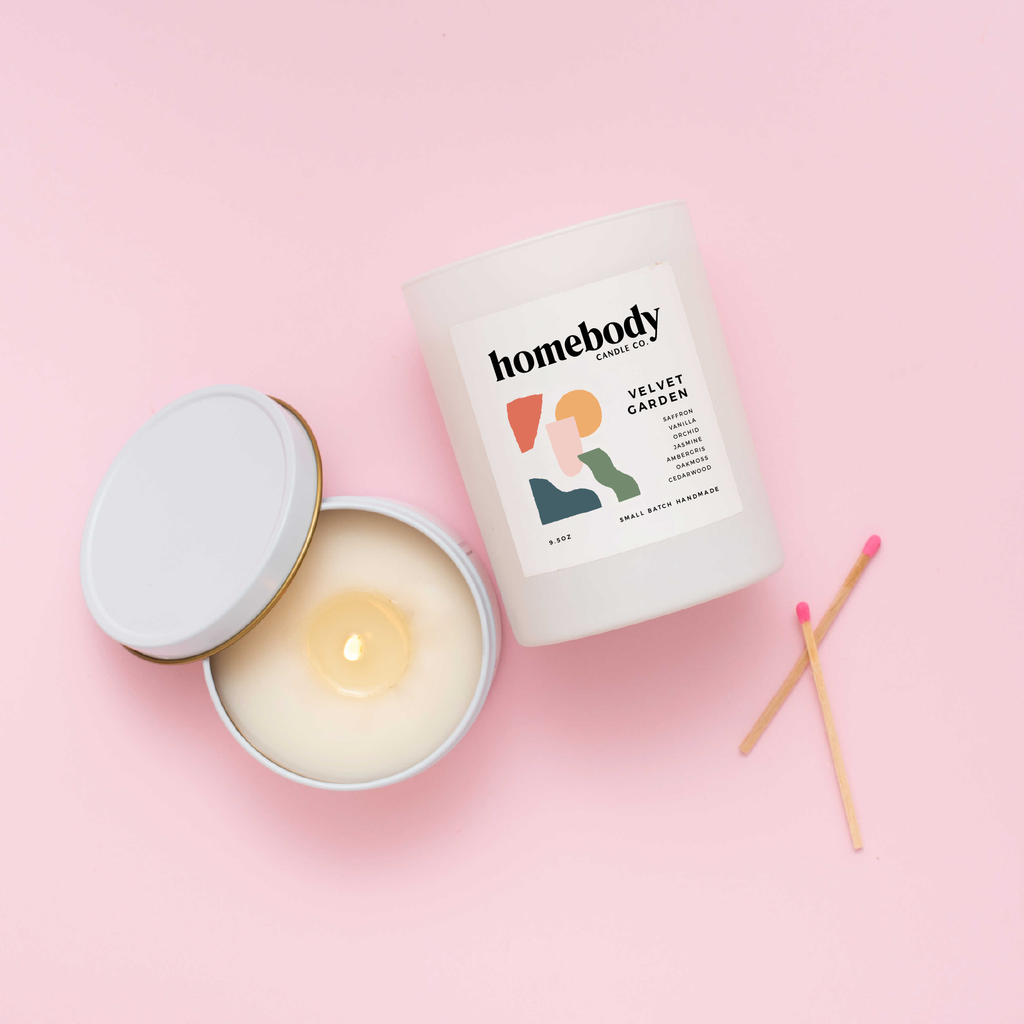 Homebody Candle: Velvet Garden - Freshie & Zero Studio Shop