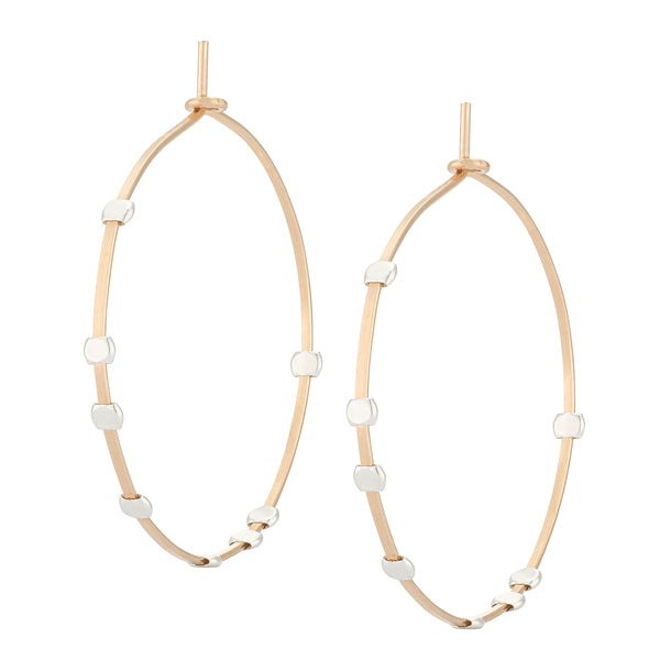 Minimal Cosmos Dotted Hoop - Large - Freshie & Zero Studio Shop
