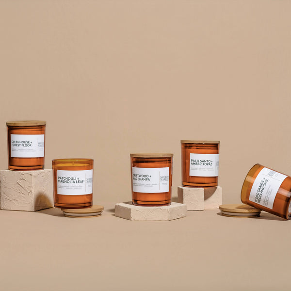 Moonstone + Rose Quartz Candle by Modern Makers - Freshie & Zero Studio Shop