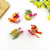 🐦 Mini Bird Cute & Whimsical Animal Acetate Hair Claw Clip: Pink - Freshie & Zero Studio Shop