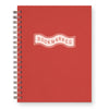 Red Bookmarked Book Log Journal - Freshie & Zero Studio Shop