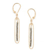 lyric earrings with pyrite - Freshie & Zero Studio Shop