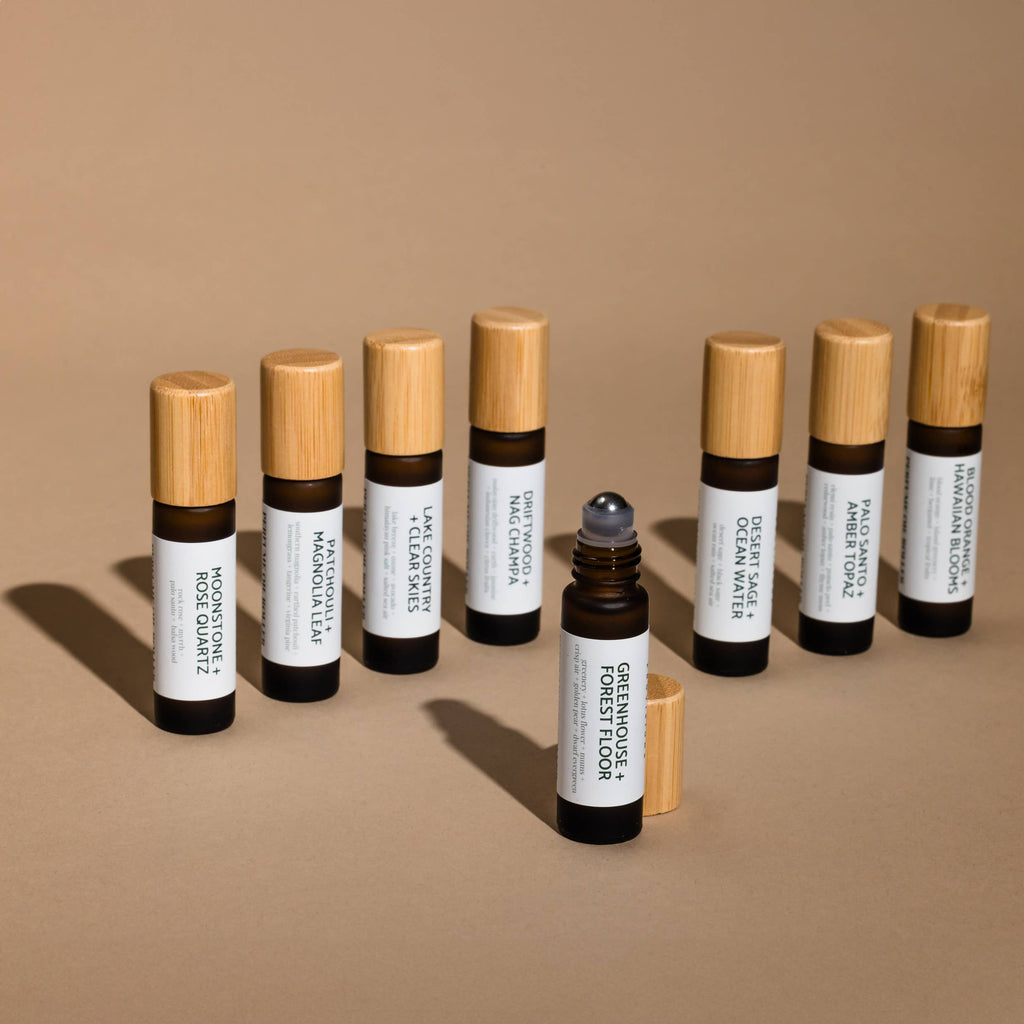 Rollerball Perfume Oil: Greenhouse + Forest Floor - Freshie & Zero Studio Shop