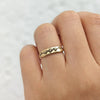 Bee in Flowers Signet Ring: Bronze / Size 7 - 54.4mm - Freshie & Zero Studio Shop