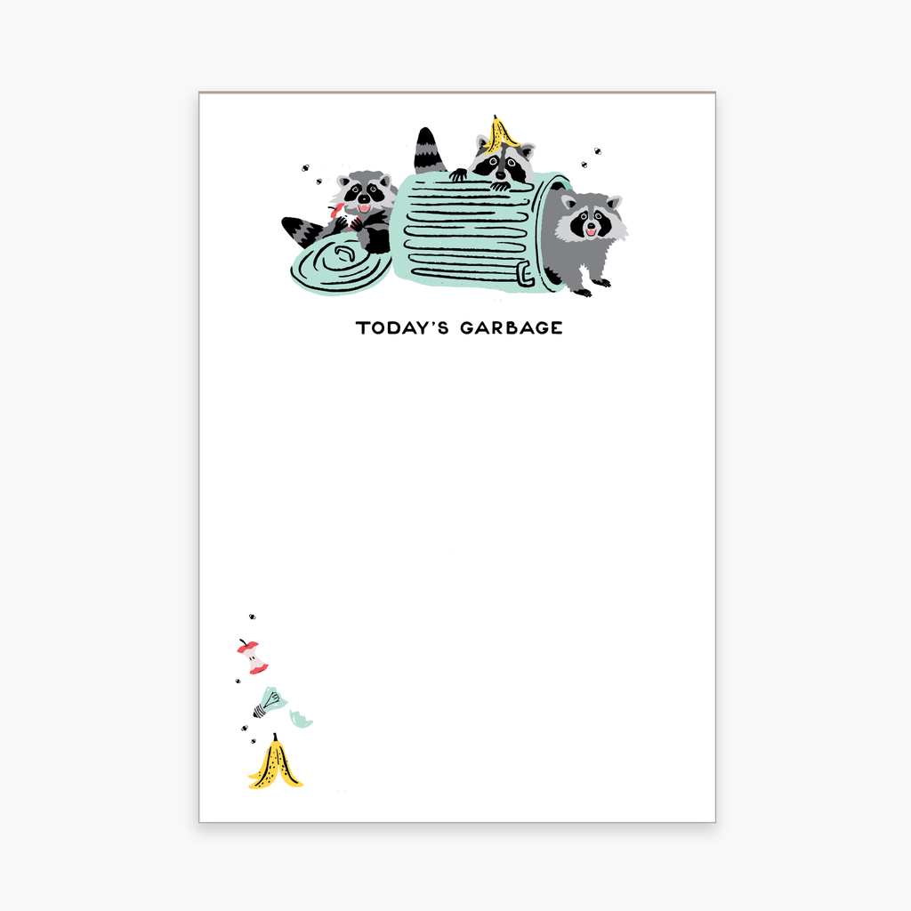 Garbage Raccoons Notepad - Freshie & Zero Studio Shop