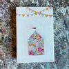 A circus made of wildflowers - original oil painting on wood - Freshie & Zero Studio Shop