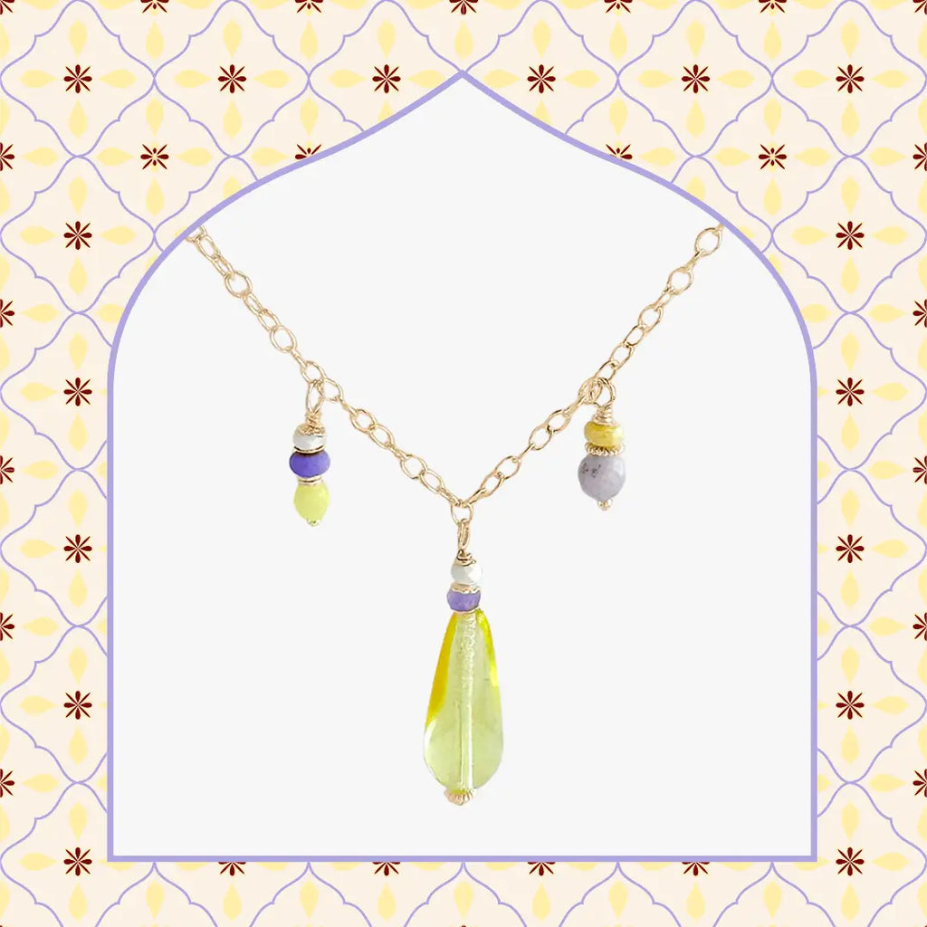 Oasis Necklace - Butter Yellow - Freshie & Zero Studio Shop