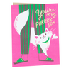Cat Love Punny Letterpress Greeting Card - Freshie & Zero Studio Shop