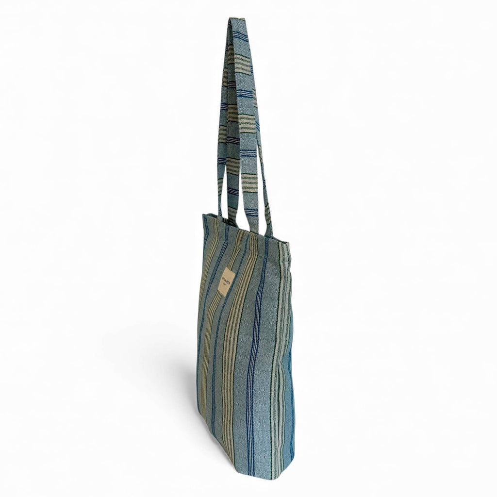 Classic Tote Bag: Beachy Blue Stripe - Freshie & Zero Studio Shop