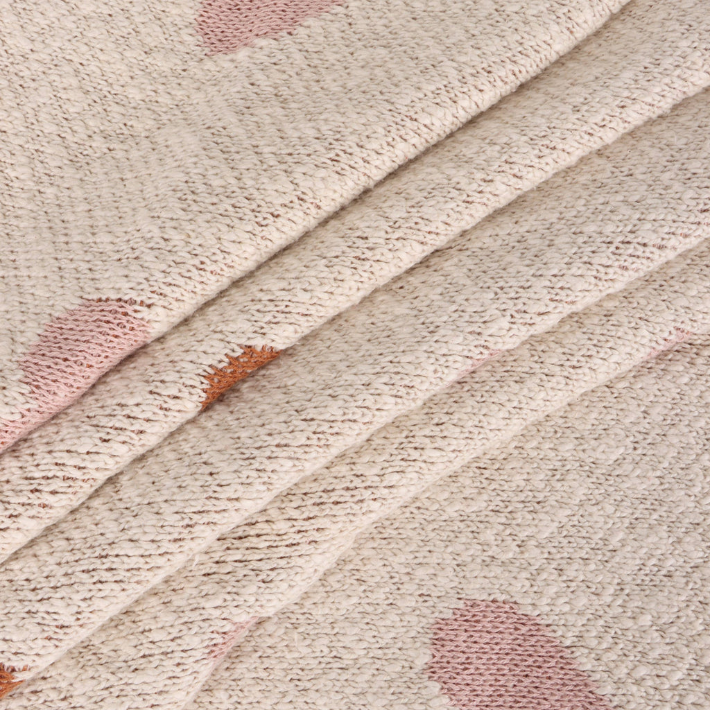 Organic Jacquard Sweater Knit Baby Blanket: Loving Hearts - Freshie & Zero Studio Shop