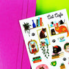 Cat Cafe Sticker Sheet by Pipstickers - Freshie & Zero Studio Shop