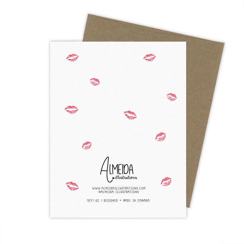Kitten Kisses Card | Valentine's Card - Freshie & Zero Studio Shop