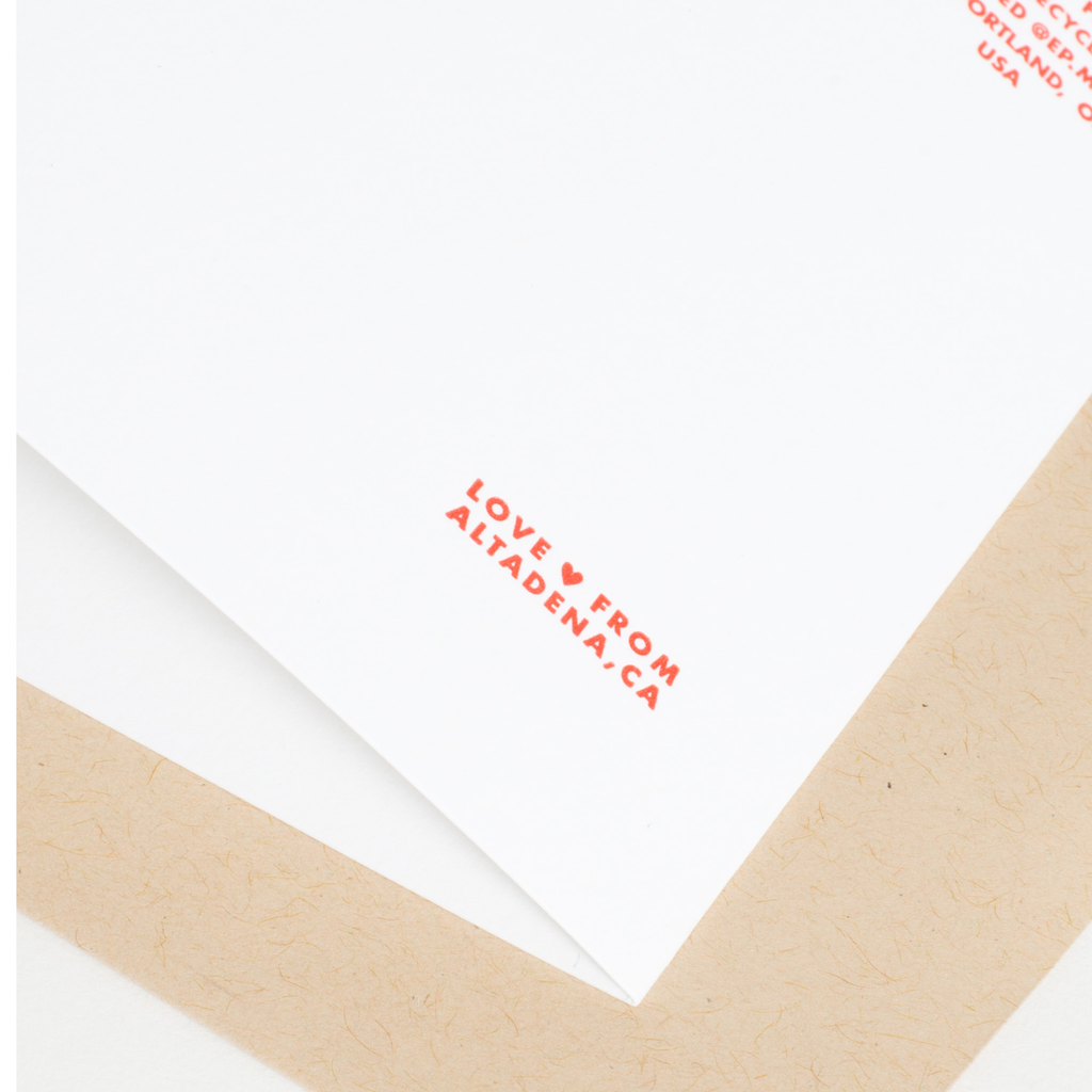 Black Bear Birthday Letterpress Greeting Card by Fugu Fugu: Paper tab - Freshie & Zero Studio Shop