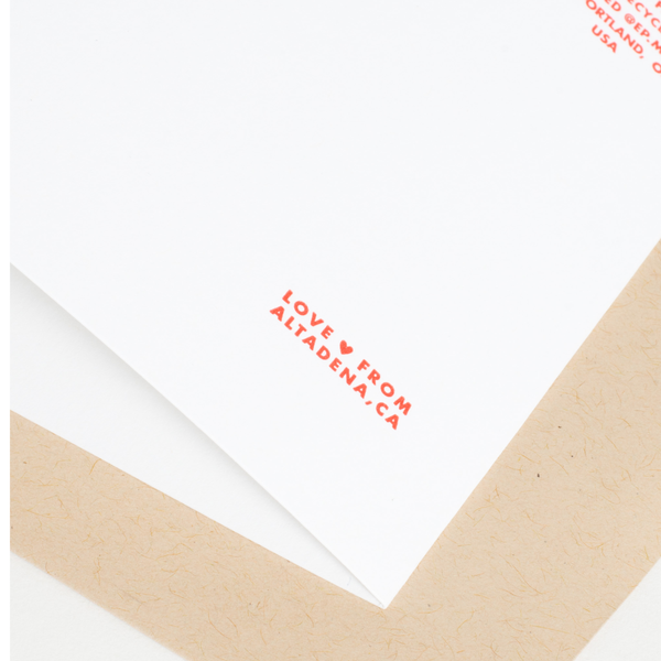 Black Bear Birthday Letterpress Greeting Card by Fugu Fugu: Paper tab - Freshie & Zero Studio Shop
