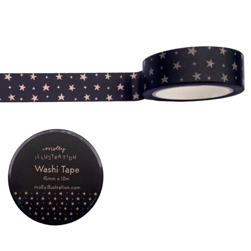 Neutral Stars Decorative Washi Tape - Freshie & Zero Studio Shop