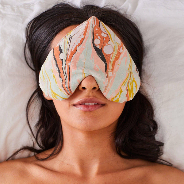 Marbled Love Heart Shaped Eye Pillow - Freshie & Zero Studio Shop